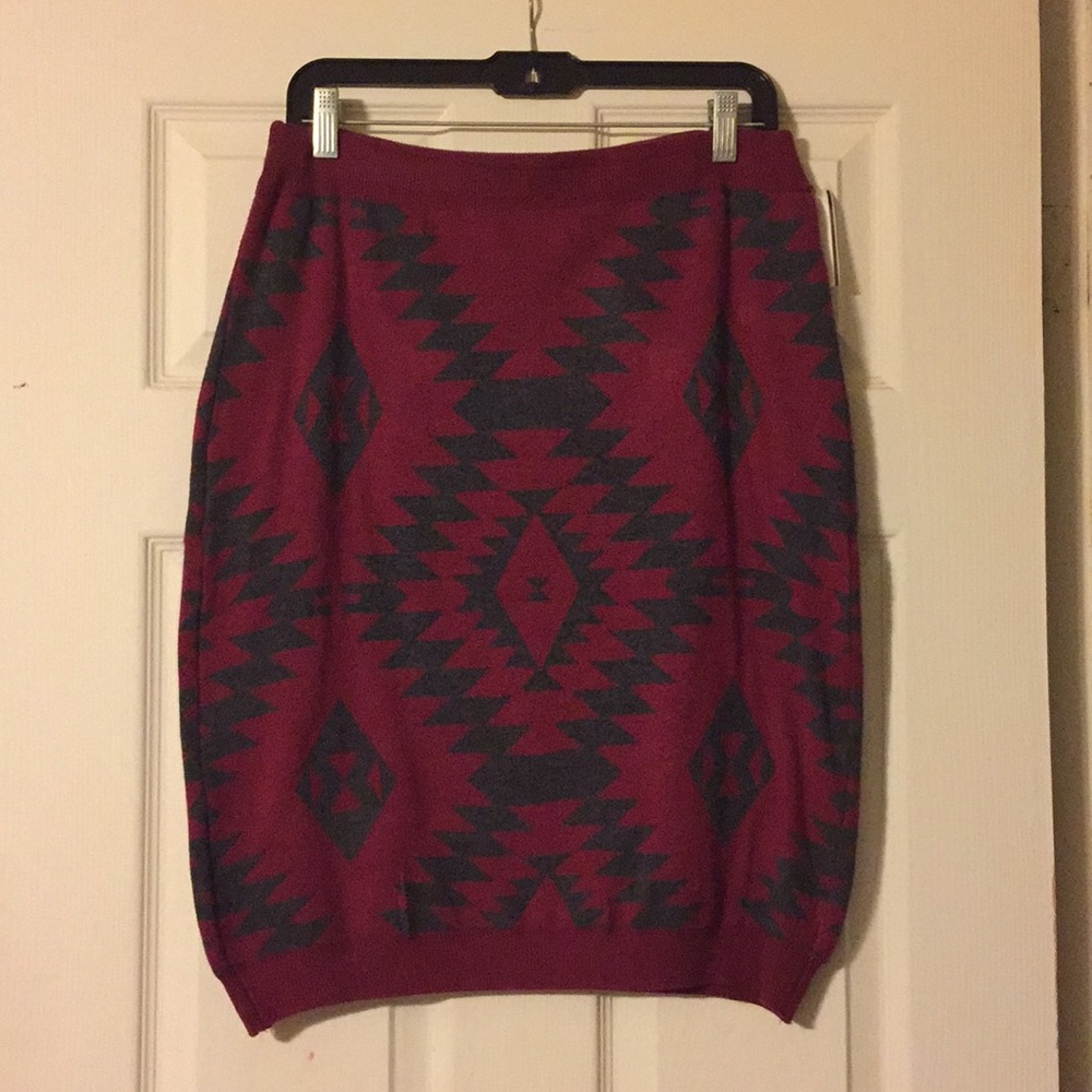 Diamond designed skirt